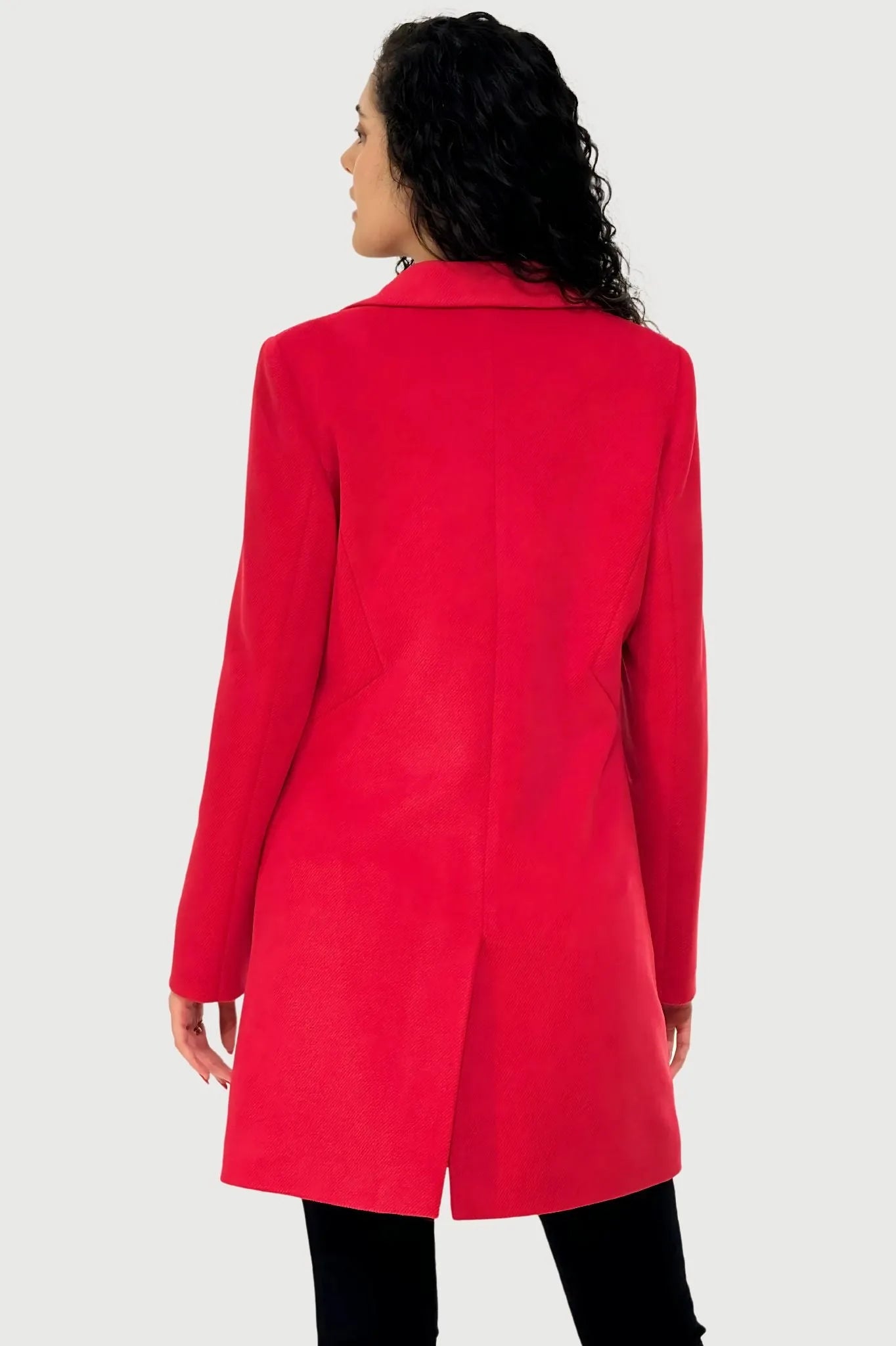 Abrigo Rojo para Mujer de Bocetto - MARA FERREZ